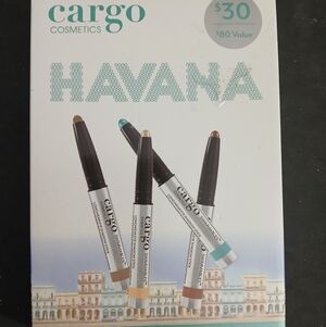 Cargo Cosmetics Havana Swimmables Longwear Eye Shadow Stick Kit NIB